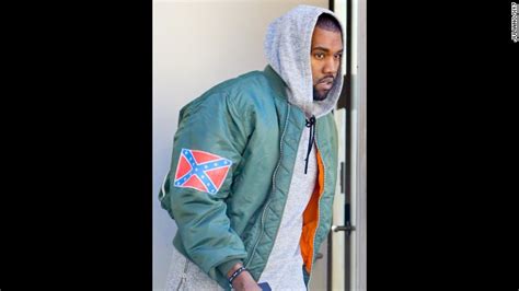 Kanye West steps out in Confederate flag jacket 